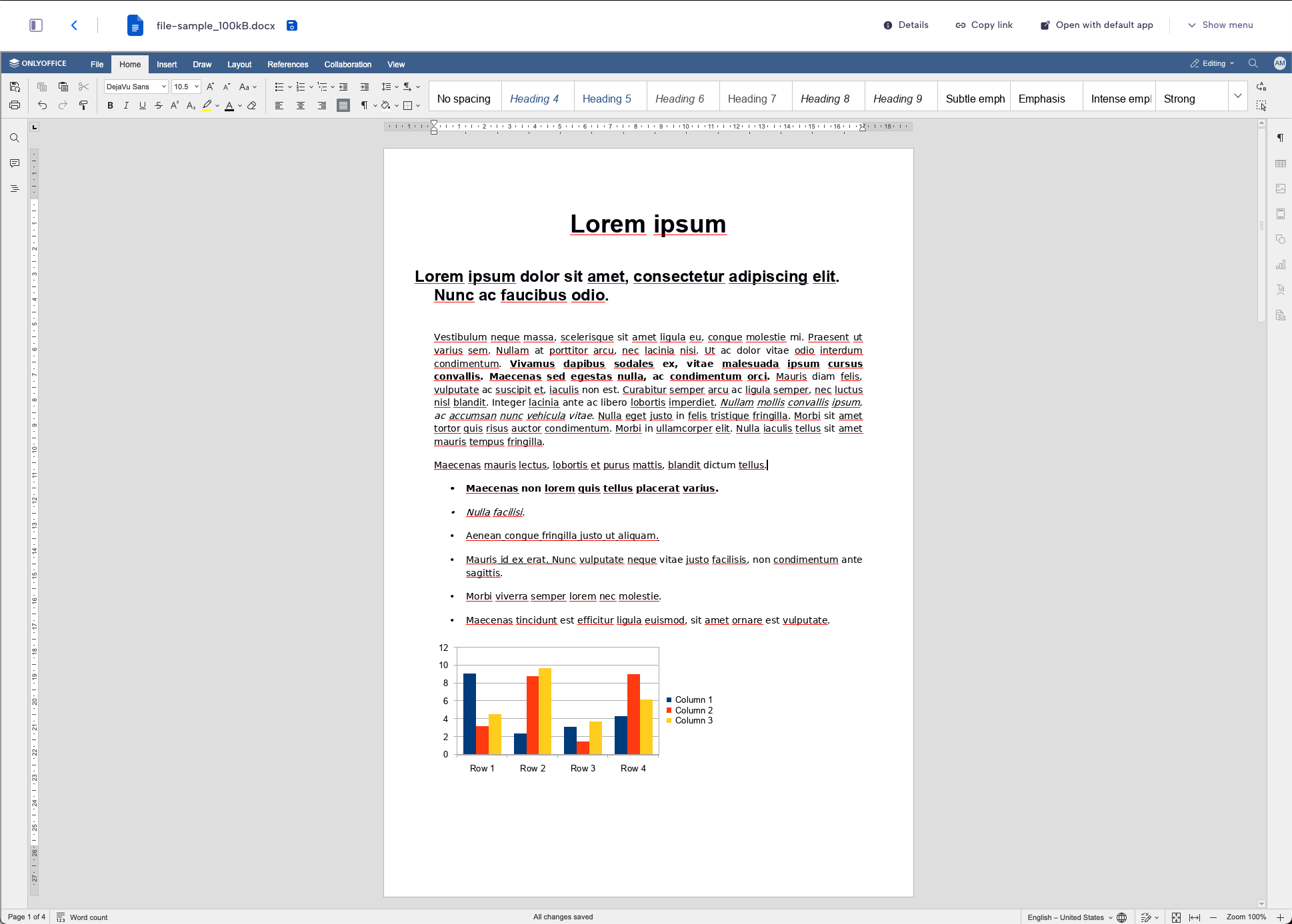 DOCX editor screenshot